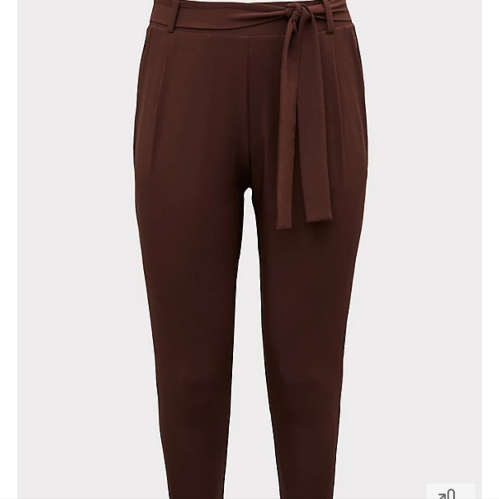 Torrid Crepe Self-Tie Tapered Pant